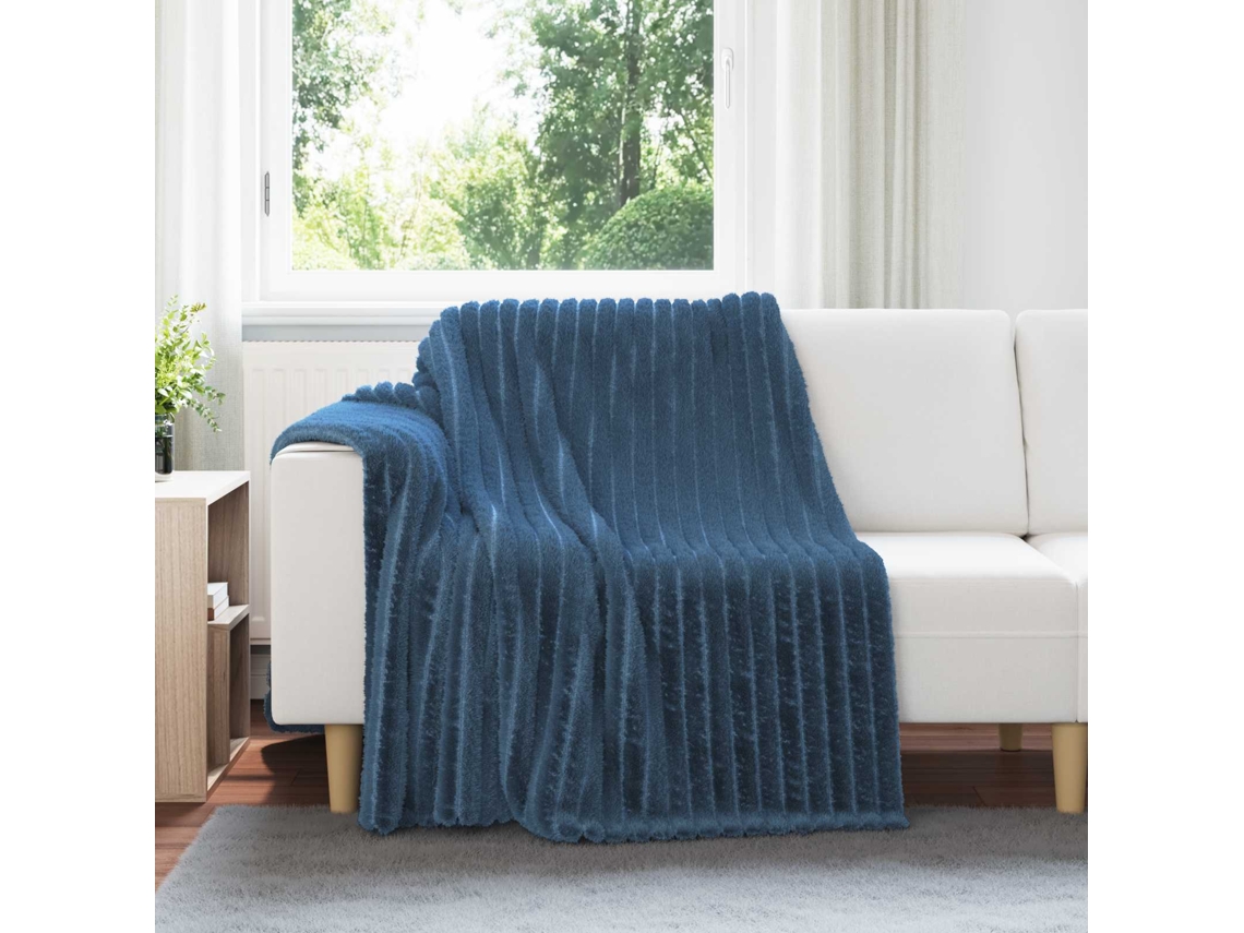 Vidaxl Cobertores De Sofá 6 Unid. Azul Marinho 200 X 150 Cm 4.75 Kg Lã
