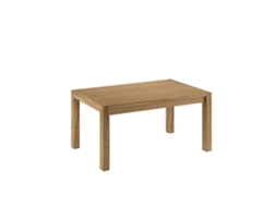 Mesa Extensível Nevada Em Folheado De Carvalho Natural, 160/240 Cm, Com Pés Em Freixo Maciço - Design Moderno E Robusto.