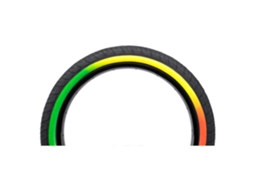 Rígido Sting 20´´ X 2.4 Urbano Pneu Amarelo 20´´ X 2.4Saltbmx