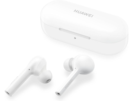Auriculares Bluetooth True Wireless HUAWEI Freebuds Lite (In Ear - Microfone - Noise Cancelling - Branco)
