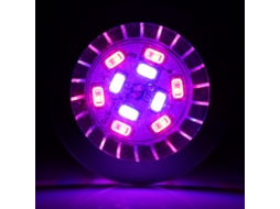 Lâmpada De Cultivo Gu10 Com 6 Leds, 85 265v, Para Flores, Vegetais E Hidroponia, Formato Plano Aquaforge (gu10 6led)