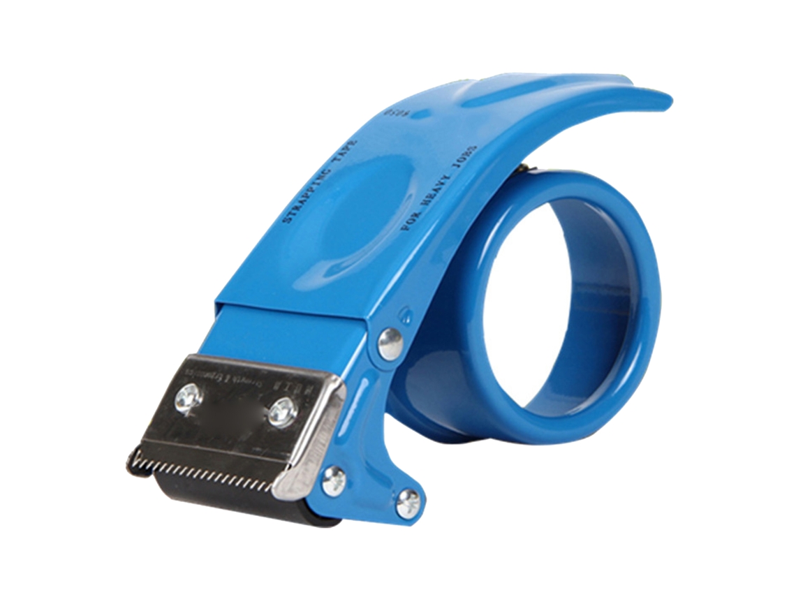 Pistola Dispensadora de Cinta de Envase Cutter 6,0 Cm Herramienta de Corte para Transporte Azul