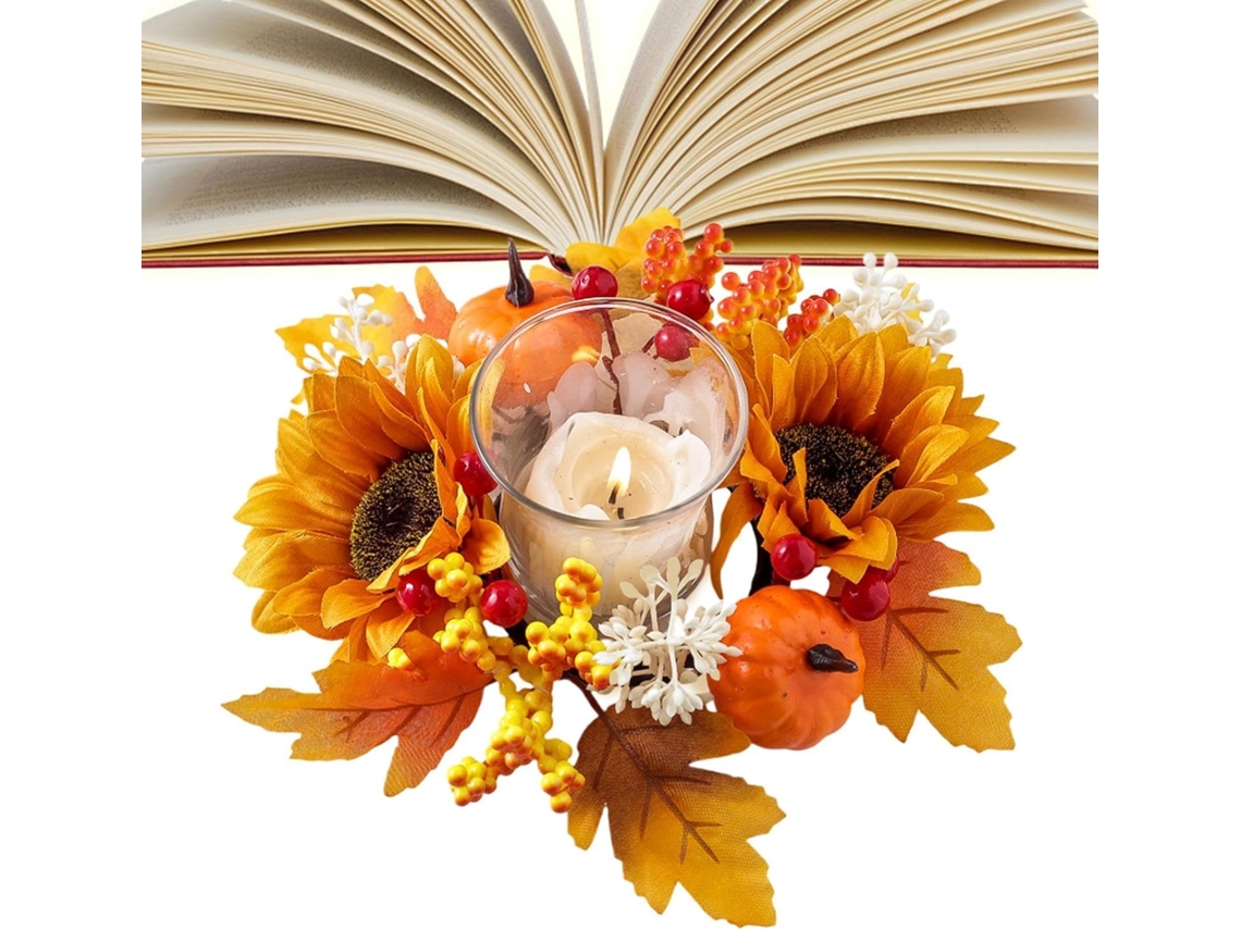 Coroas Rústicas De Velas Com Folhas - Para Uso Prático E Funcional