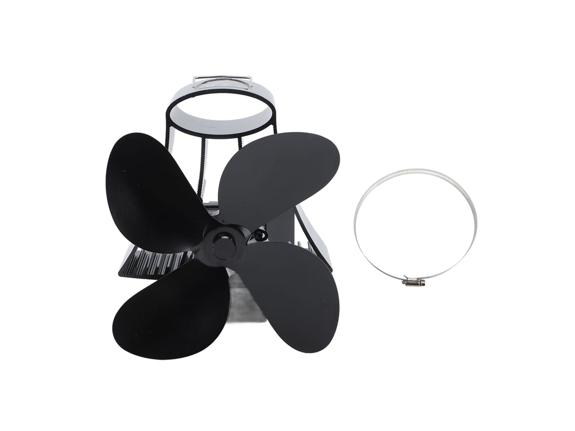 Ventilador Parede Magnético Lareira Lenha Silencioso Worten