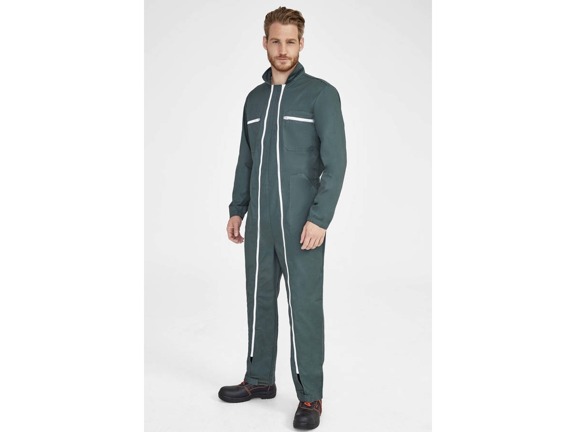 Macacão de Trabalho SOLS JupiterPro Verde (Tam: 4XL)