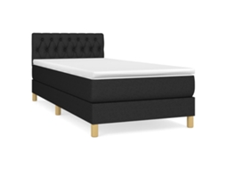 Box Spring Bed, Box Spring Beds Vidaxl Preto Tecido (80 X 200 Cm)