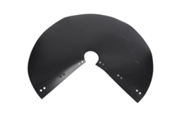 Defletor De Esquilos Aço Galvanizado Preto Para Aves
