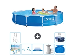 Intex Piscina Com Estrutura Redonda - 366x76 Cm - 8-peças S20446