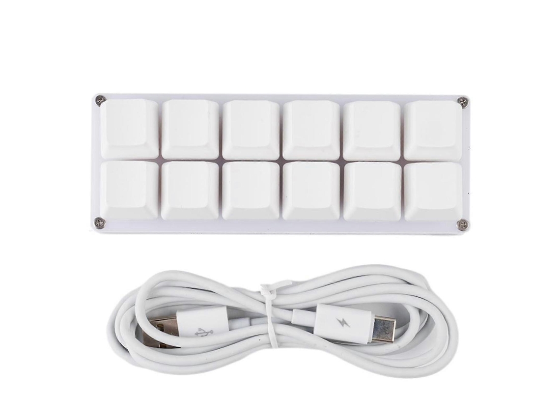 Teclado Mecânico Usb Com 12 Teclas Programáveis ​​e Teclas De Atalho.