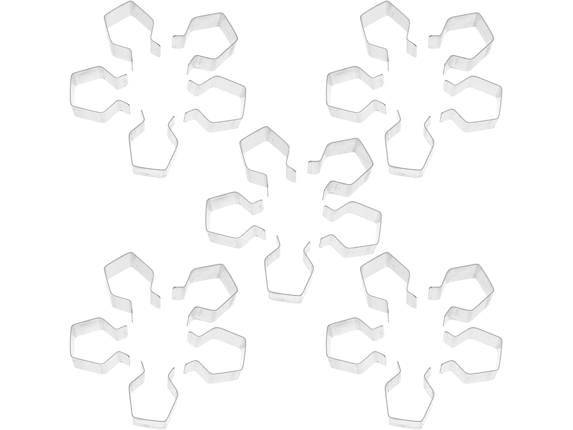 Conjunto De 30 Grampos Aço Inoxidável Cabilock Para Telas Proteção Contra Intempéries, Clipes De Metal Resistentes À