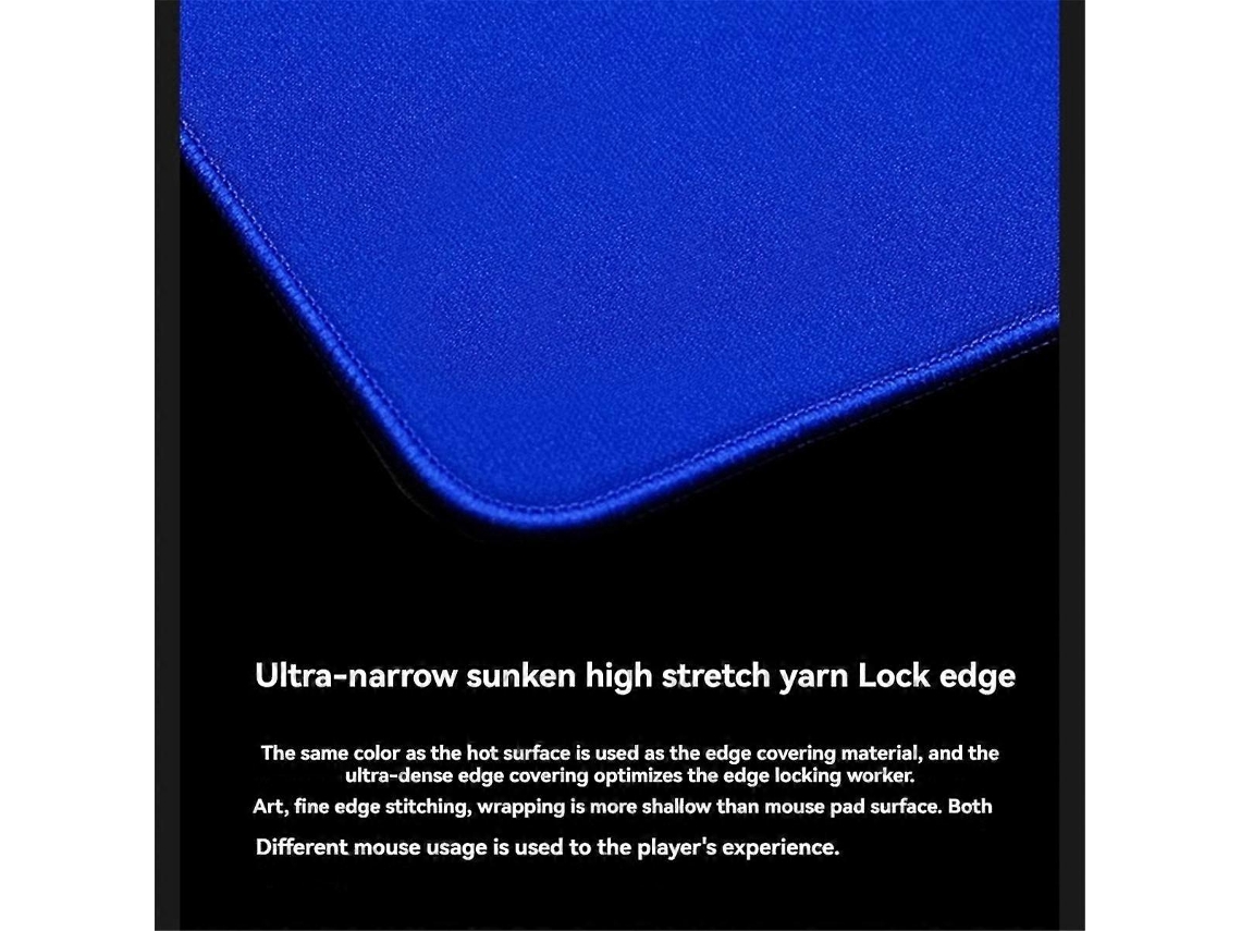Mousepad Gamer Antiderrapante Com Base, Impermeável, Extra Grande E Resistente À Sujeira, Portátil E Ideal Para Mesa De Computador, Preto Olysi Shop