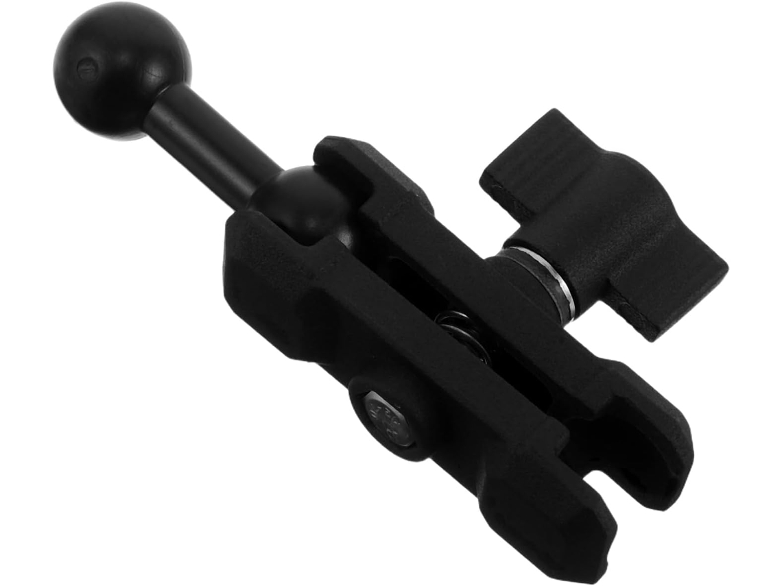 Suporte Giratório Para Celular De 17 Mm Em Liga Alumínio Com Junta Esférica Dupla Plástico E...