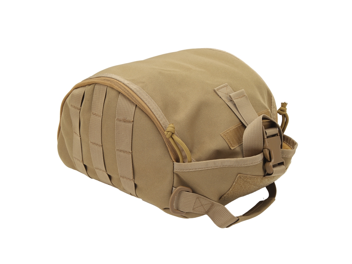 Bolsa de capacete de treinamento ao ar livre portátil em shell com grande capacidade khaki S/MARCA