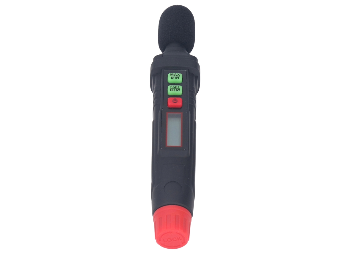 Medidor De Nível De Som 30-130db Precisão Alta Tester Decibel Ruído