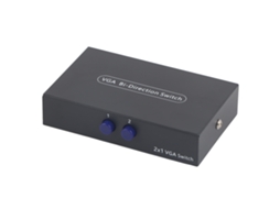 comutador divisor vga 2 entradas 1 saída plug and play sem perda de dados com S/MARCA