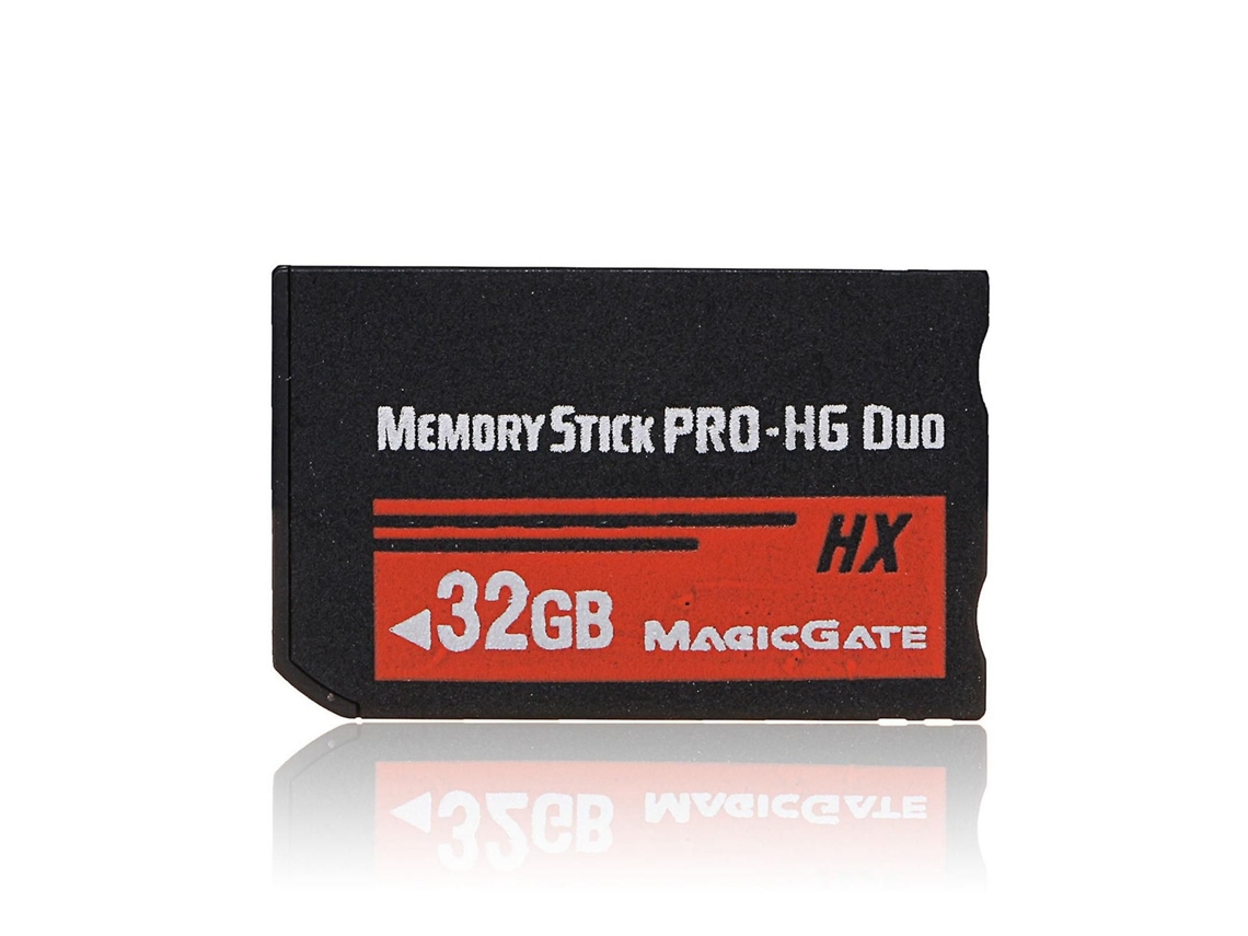 Cartão de Memória Flash Ms Pro Duo 32GB para Câmeras PSP e Cybershot