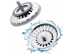Filtro De Pia Universal Em Aço Inoxidável, 84 Mm, 2 Unidades, Para Cozinha E Banheiro, Para Maioria Das Marcas