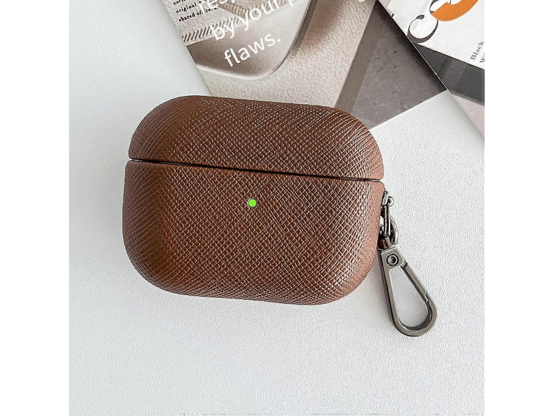 Camada Protetora para Fone de Ouvido Bluetooth em Couro Pu com Textura Cruzada GIECY