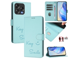 Capa De Couro Para Celular Com Rfid E Relevo Smile