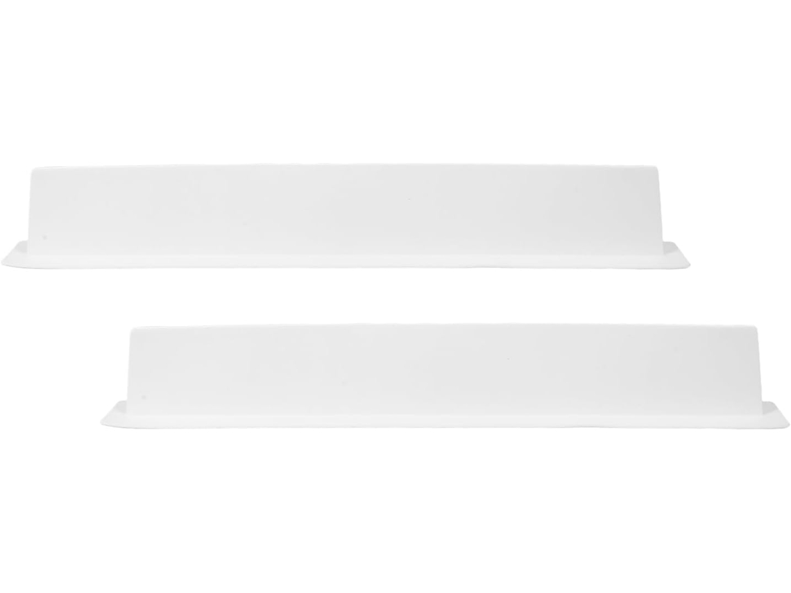 Protetor De Borda Pia Com Ventosa Silicone Nuobesty, Conjunto De 2 Peças, Barra De Cozinha Longa E Transparente