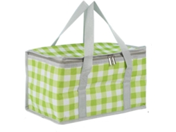 Bolsa Térmica Portátil DUREFORWARD em Xadrez para Conservação de Bolos em Tecido Oxford, Grande Capacidade (sem dimensões)