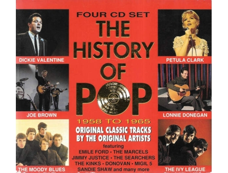Cd The History Of Pop 1958 To 1965 Castle Communications Plc