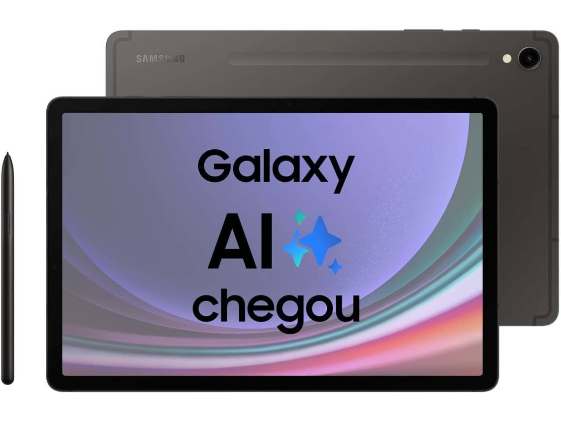 Tablet SAMSUNG Galaxy Tab S9 (11'' - 128 GB - 8 GB RAM - Wi-Fi - Cinzento)