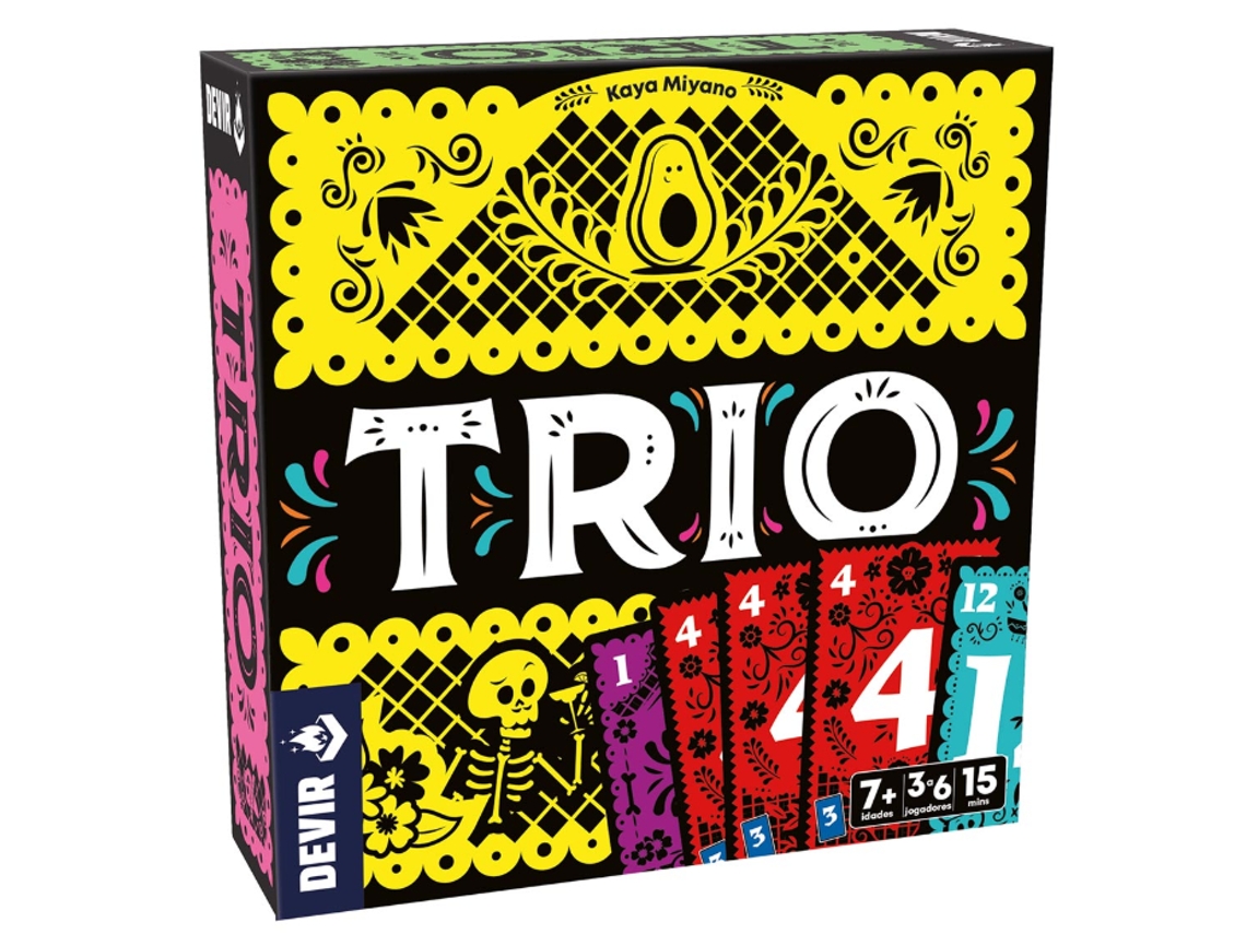 Jogo de Cartas Trio - Formato Viagem
