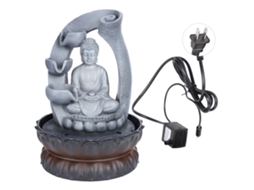 Fontaine Bouddha Résine Unique Lumineuse 110v Us Bureau Maison