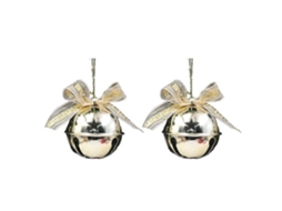 Conjunto De Sinos Para Decoração De Natal Forjados E Pintados Ouro Olysi Shop
