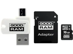 Cartão Memória MicroSDHC GOODRAM 16 GB