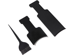 Kit profissional de tintura de cabelo com marcador de texto e pincel preto 3