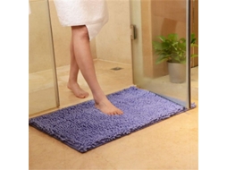 Almohadilla De Baño De Microfibra Chenille Antideslizante Suave Absorbente Lavable A Máquina