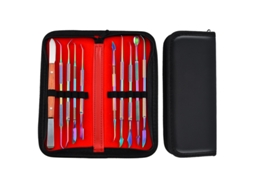 Kit 10 Instrumentos Odontológicos Em Aço Inoxidável Yuysan Modelo E