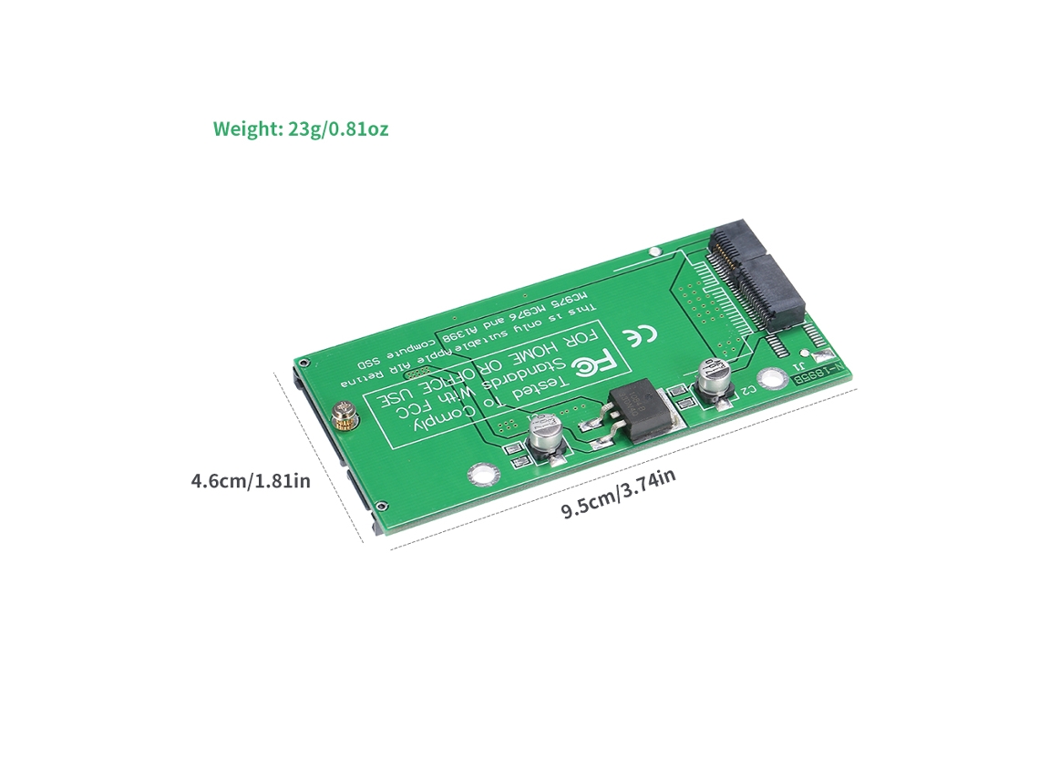 Cartão Adaptador Ssd Para Macbook Air/pro Retina 2012 A1425 A1398 Conversor De Hdd