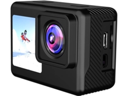 Câmera de Ação 4k Uhd 1080p 30fps, Tela Ips 2.0 Bolsas, Gravação de Vídeo de Vídeo, SFUSHOS