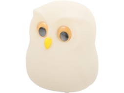 Abajur De Cabeceira Em Silicone Em Formato De Coruja, Luz Noturna Led Recarregável Via Usb, Iluminação Ambiente.