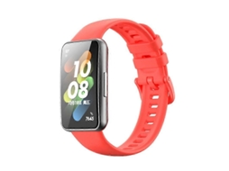 Pulseira De Silicone De Cor Pura Para Huawei Band 7 / Honor Band 7