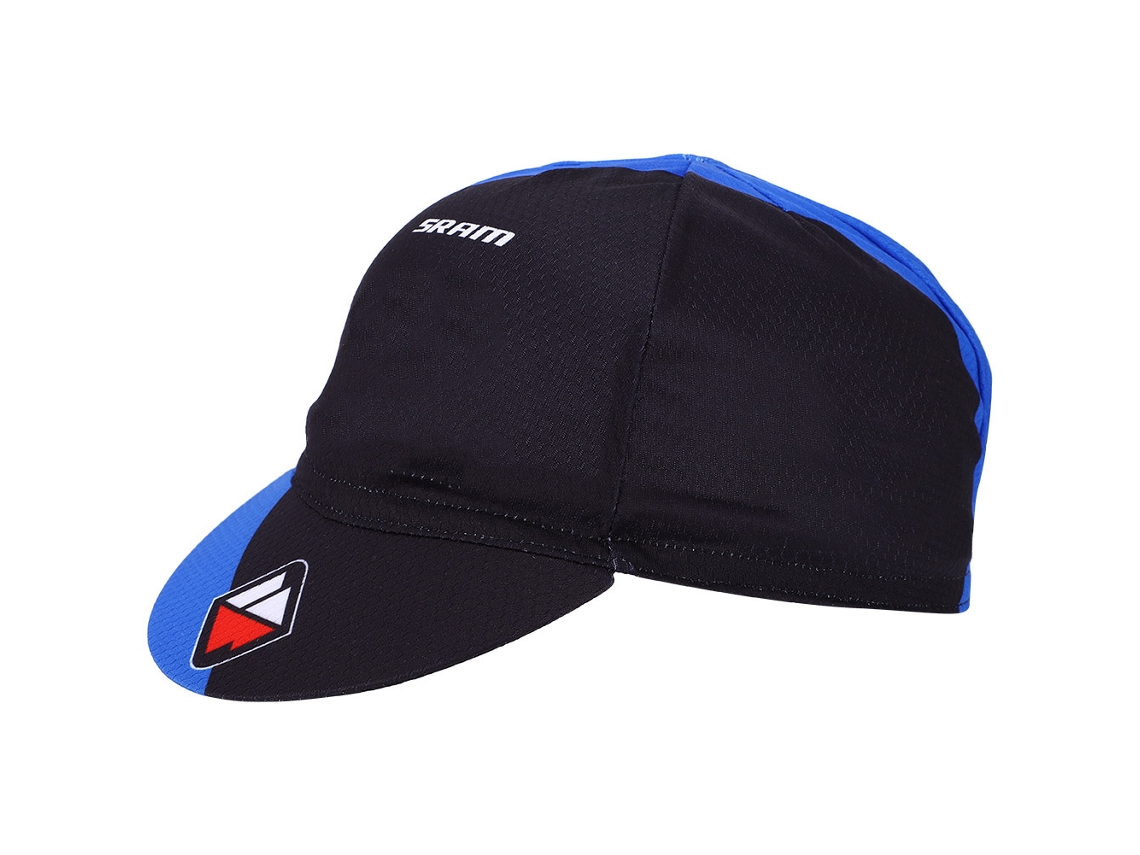 Chapéu de Ciclismo Mali, respirável, poliéster, seco rápido, com proteção solar, azul