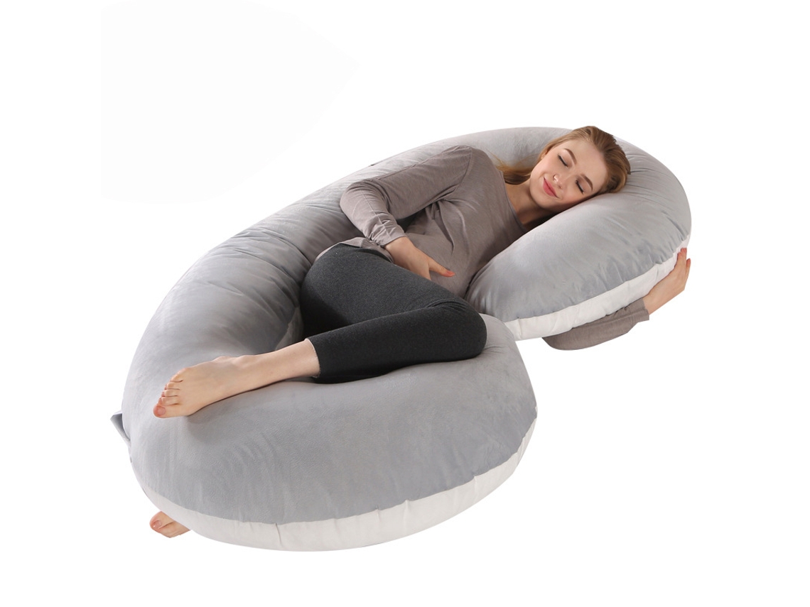 Almofada De Maternidade Em Formato C De 140x70 Cm Para Todo O Corpo