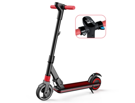 Trotinete Elétrica NEI-WAI S3 Preto para Criança Velocidade Máx: 14 Km/H- Carga 70 kg- Autonomia: 8Km