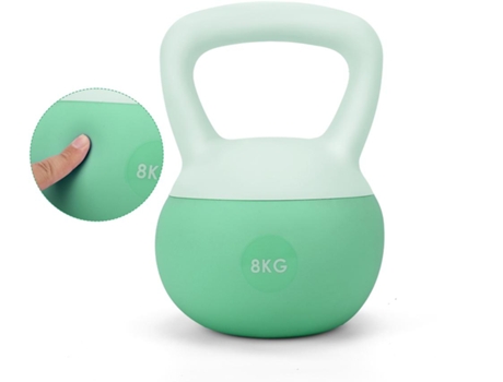 Jogo De Kettlebell Suave, Pesa Rusa Antideslizante De Vinil 8kg Hct Style