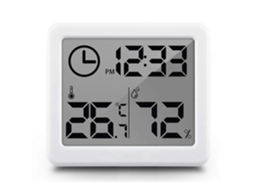 Termômetro e Higrômetro Digital de Ambientes Internos com Monitor Temperatura Umidade, Termômetr o Mesa Parede para Casa GOKOCO
