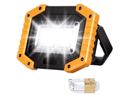 2026-luz De Trabalho Led 30w Recarregável Impermeável Ip65 Com 3 Modos E Banco De Energia Usb Portátil