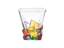 2pcs Copos De Bebida Curtos De 320ml Multicoloridos Para Whisky, Coquetel E Água Em Casa Other