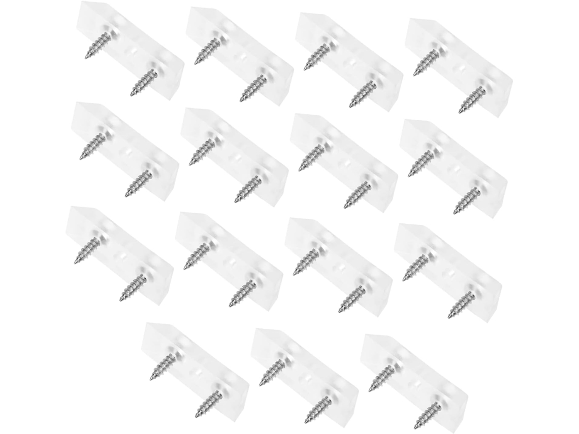 Conjunto De 24 Tapetes Antiderrapantes Para Pés Mesa, Protetores De Parafusos Em Borracha Para Proteção Pisos Móveis