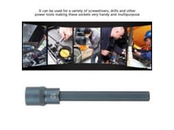 Adaptador De Husillo Hexagonal Para Parafusadeira Elétrica, Conectores De Transmissão 1/2" 150mm H10