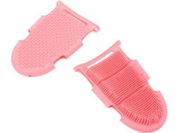 Conjunto De 2 Escovas Silicone Para Banho, Esfoliantes E Massageadoras, Acessórios Macios Para Meninos E Meninas, Para