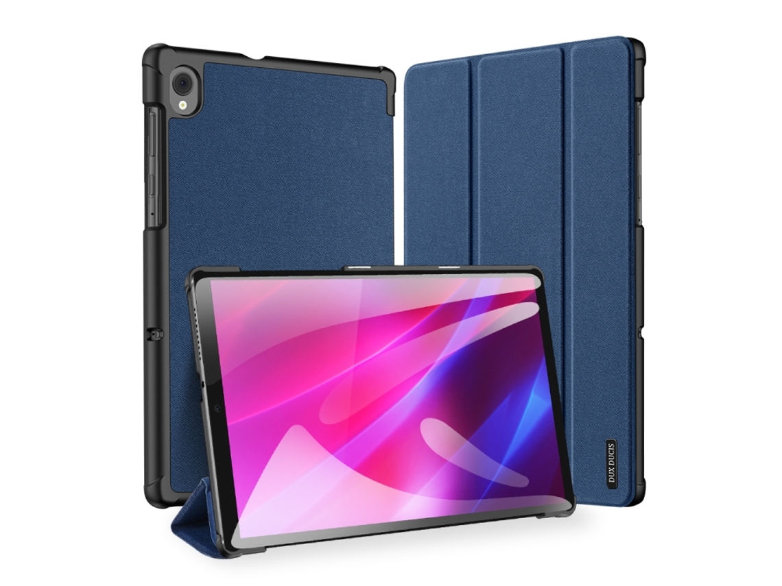 Capa‑flip Horizontal Magnética Pu Halinuia Com Suporte Triplo Para Lenovo Tab K10 / M10 Plus 10.3 Polegadas