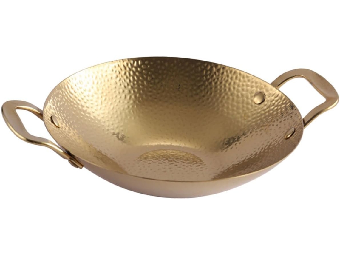 De Aço Inoxidável Com Alças, Utensílio De Cozinha Ideal Para Fondue E Churrasco Em Casa Ou Em Restaurantes. Gokoco